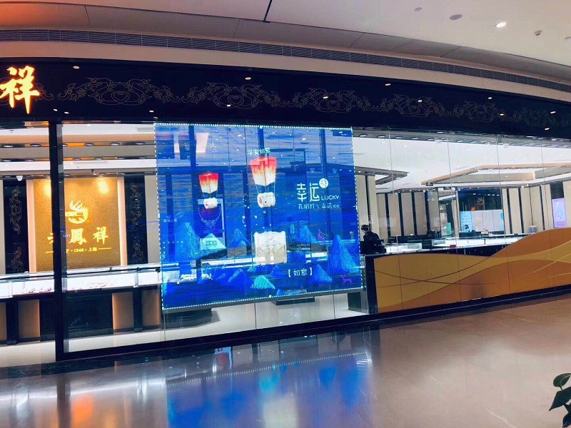 櫥窗透明led顯示屏有哪些功能？
